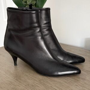Prada Sleek Black Ankle Booties